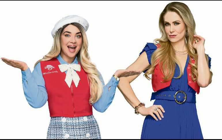 Daniela luján e Ingrid Martz, protagonistas de la serie. CORTESÍA