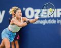 Renata Zarazúa. La mexicana debutará en el torneo de Guadalajara en la modalidad  de dobles. AFP