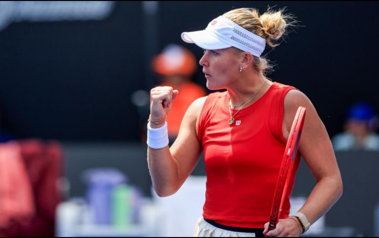 Una agresiva Peyton Stearns aprovechó las desconcentraciones de Emiliana Arango para despacharla en dos sets y avanzar a la segunda fase del torneo tapatío. CORTESÍA/GDL OPEN.