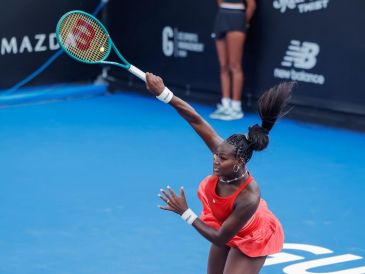 Alycia Parks venció a Varvara Lepchenko por 6-3, 1-6 y 7-5 en la primera ronda del Guadalajara Open 2026. CORTESÍA/GDL OPEN.
