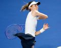 Cristina Bucsa venció a la canadiense Bianca Andreescu en sets corridos durante la primera ronda del Guadalajara Open 2026. CORTESÍA/GDL OPEN.