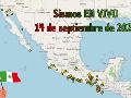 EN VIVO | Sismos en México | Lunes 14 de septiembre. ESPECIAL / SSN