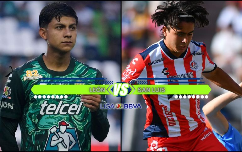 La actividad de la J8 llega a su fin este lunes, cuando los Esmeraldas de León reciban al Atlético de San Luis en su casa. ESPECIAL / IMAGO7 y CANVA
