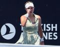 Kayla Day se impuso ante Elvina Kalieva en sets corridos durante un disputado encuentro de más de dos horas y media en el Guadalajara Open. CORTESÍA.