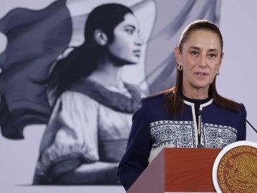 Sheinbaum insistió en que con la Cuarta Transformación se busca recuperar la dignidad de los mexicanos. SUN/F. Rojas