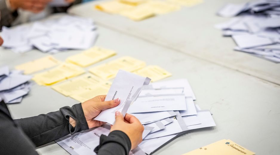 La disputa se produce cuando algunos estados ya han comenzado a distribuir papeletas por correo para las elecciones del 3 de noviembre. EFE/J. Nilsson