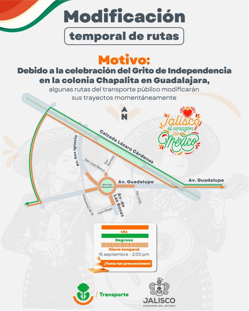 &nbsp;CORTESÍA/ Secretaría de Transporte del Gobierno de Jalisco.