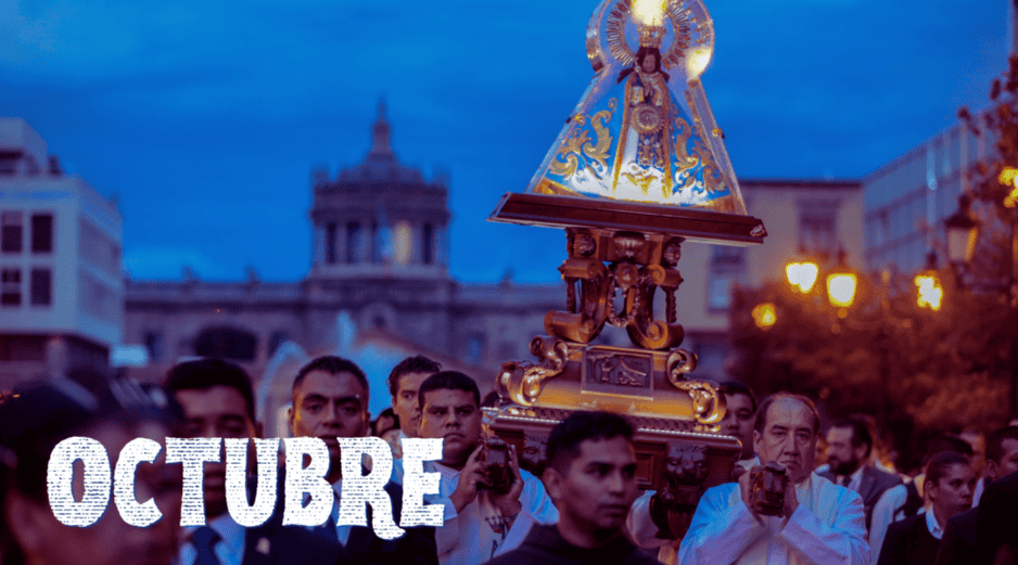 El lunes 12 de octubre, las calles de la ciudad se paralizarán para dar paso a la Romería de Zapopan, el evento religioso y cultural más representativo del estado de Jalisco. EL INFORMADOR / ARCHIVO
