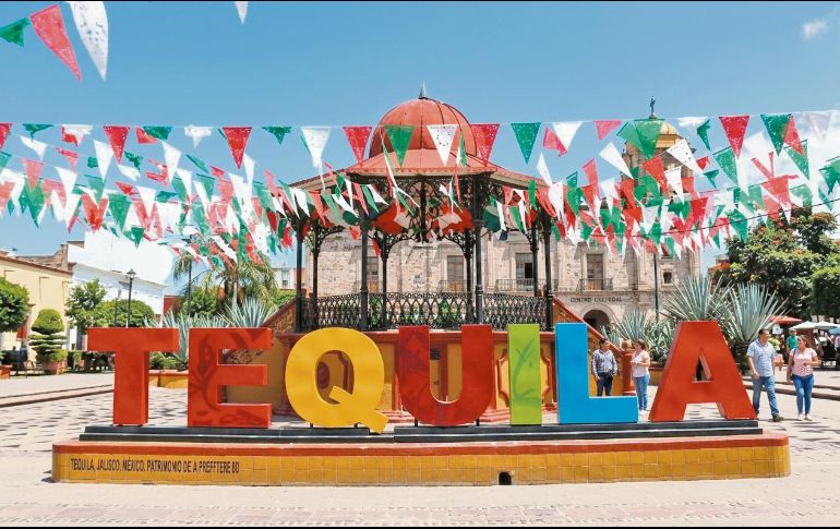 Las celebraciones en el Pueblo Mágico de Tequila incluyen eventos cívicos, culturales y tradicionales en la Plaza Principal, frente a la parroquia. ESPECIAL