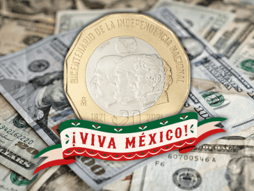 Conoce el tipo de cambio del dólar frente al peso mexicano este 16 de septiembre de 2026. La divisa nacional avanza marginalmente en el mercado internacional durante el Día de la Independencia. ESPECIAL/Canva