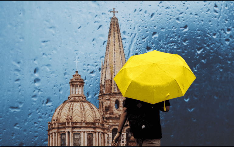 De acuerdo con los reportes meteorológicos más recientes, las lluvias comenzarán a manifestarse de forma ligera a moderada a partir de las 16:00 horas. ESPECIAL / CANVA
