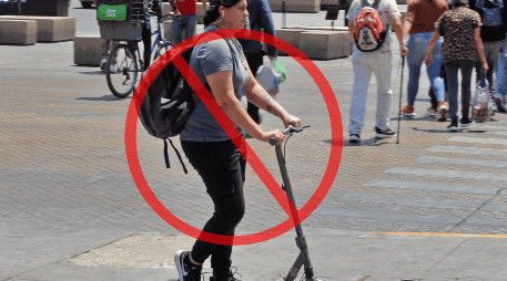 Los patines eléctricos son cada vez más comunes en la CDMX. EL INFORMADOR/ARCHIVO