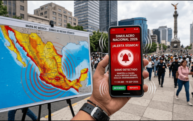 Por primera vez, la alerta sonará de manera masiva en 80 millones de teléfonos celulares en todo el país sin necesidad de datos móviles o saldo. Gemini IA