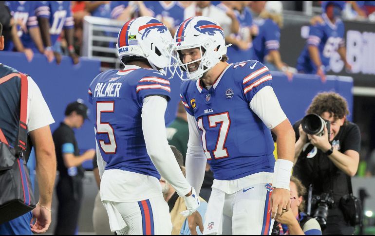 Josh Allen. El  mariscal (17)  fue el autor del primer touchdown en la historia del Highmark Stadium. AP