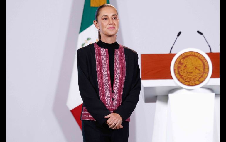 Claudia Sheinbaum desmintió que el almirante en retiro Rafael Ojeda esté prófugo. SUN/D. Sánchez