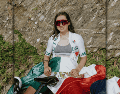 Romina Hinojosa finalizó en la posición 28 de la contrarreloj femenina del Mundial de Ciclismo de Ruta en Montreal. ESPECIAL/Instagram @romina_hinojosa02