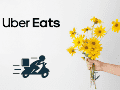Las opciones promocionadas por Uber Eats permiten solicitar flores amarillas y complementos desde distintos establecimientos. MAGNIFIC / CANVA