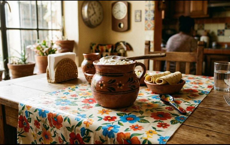 Porque en Jalisco muchas veces basta sentarse a la mesa para descubrir una parte de la historia de cada pueblo, tal es el caso del jocoque. ESPECIAL/Gemini AI