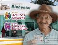 Este esquema abarca diversos programas del gobierno federal, como la Pensión Bienestar de las Personas Adultas Mayores y la Pensión Mujeres Bienestar. ESPECIAL/Banco del Bienestar