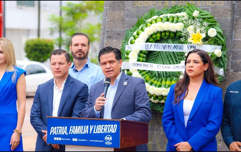PAN Jalisco realiza homenaje a Efraín González Luna, uno de los fundadores del partido. EL INFORMADOR / A. Navarro
