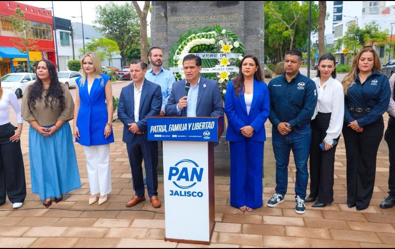 PAN Jalisco realiza homenaje a Efraín González Luna, uno de los fundadores del partido. EL INFORMADOR / A. Navarro