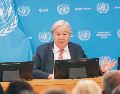 El secretario general de la ONU, António Guterres, será el anfitrión de la Asamblea General. AFP