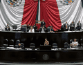 El dictamen recibió 344 votos a favor, 116 en contra y una abstención, por lo que avanzó en el Pleno de San Lázaro para continuar con su proceso legislativo. CÁMARA DE DIPUTADOS