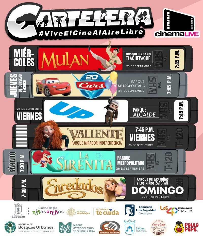 ESPECIAL/ Facebook/ Cinema Live Guadalajara.