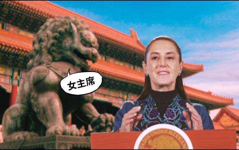 El viaje de Sheinbaum a China amplía la agenda internacional limitada de la Presidenta desde que asumió la jefatura del Ejecutivo en octubre de 2024. EFE / S. Gutiérrez / UNSPLASH / R. Wahba