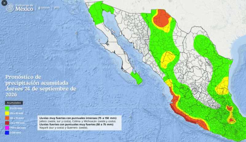 &nbsp;X / @conagua_clima