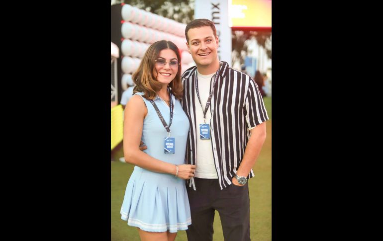 Mónica Magaña y Sergio Salinas.  GENTE BIEN JALISCO / GDL OPEN WTA 500