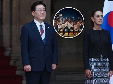 El fenómeno del K-pop ocupó también espacio en la conversación que Claudia Sheinbaum y Lee Jae-myung sostuvieron este jueves. AP/E. Verdugo