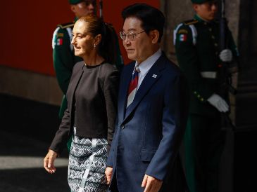 Sheinbaum reivindicó a Corea del Sur como uno de los cinco principales socios comerciales de México en el mundo. SUN/D. Sánchez