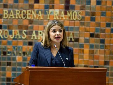 La diputada Gaby Cárdenas cuestionó el compromiso presupuestal del Estado frente a los recortes y el desinterés de la Federación. ESPECIAL