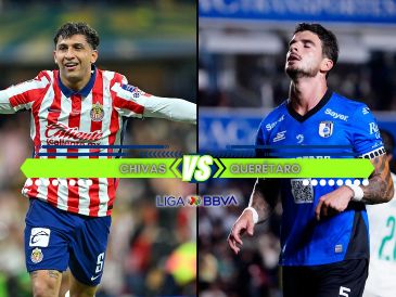 La diferencia entre ambos en la clasificación es de cuatro puntos, aunque Querétaro llega con un partido pendiente respecto a Chivas. ESPECIAL / IMAGO7 y CANVA