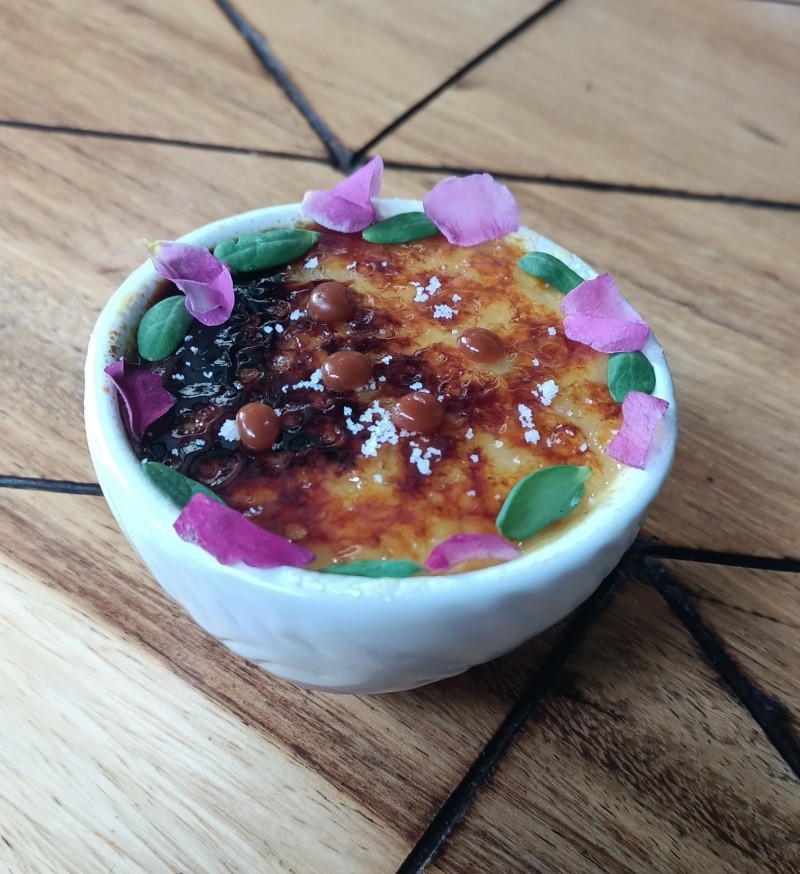 &nbsp;Crema Bruleada, una delicia de vainilla con elote de Bruna / Foto: Cortesía