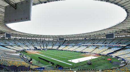 Vista del Estadio Maracaná de Río de Janeiro, donde se disputará el partido de la NFL entre los Cowboys de Dallas y los Ravens de Baltimore, el jueves 24 de septiembre de 2026. AP/G.Payán