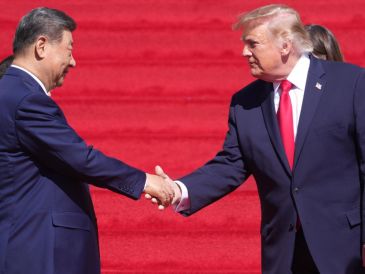 Los presidentes de China Xi Jinping, y de Estados Unidos Donald Trump, durante su encuentro en la Casa Blanca hace algunos días. EFE / ARCHIVO