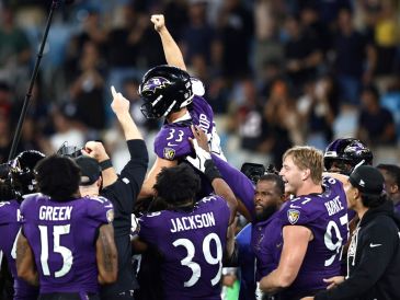 Los Ravens vencieron a Dallas en el Maracaná. EFE / A. COEHLO
