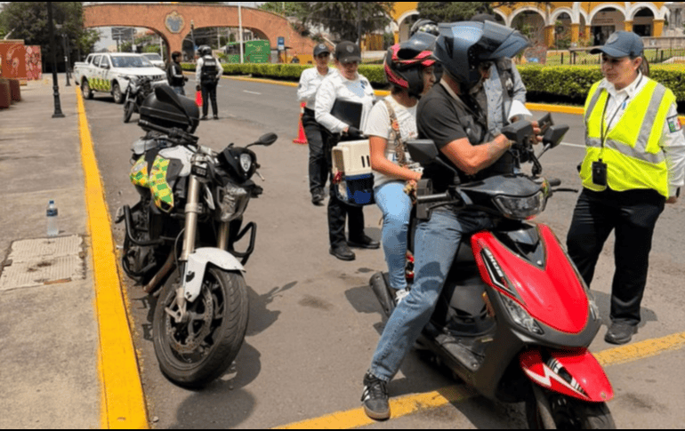 Se han retirado 41 motocicletas de circulación que ofrecían servicio de traslado de pasajeros mediante plataformas digitales. SETRAN