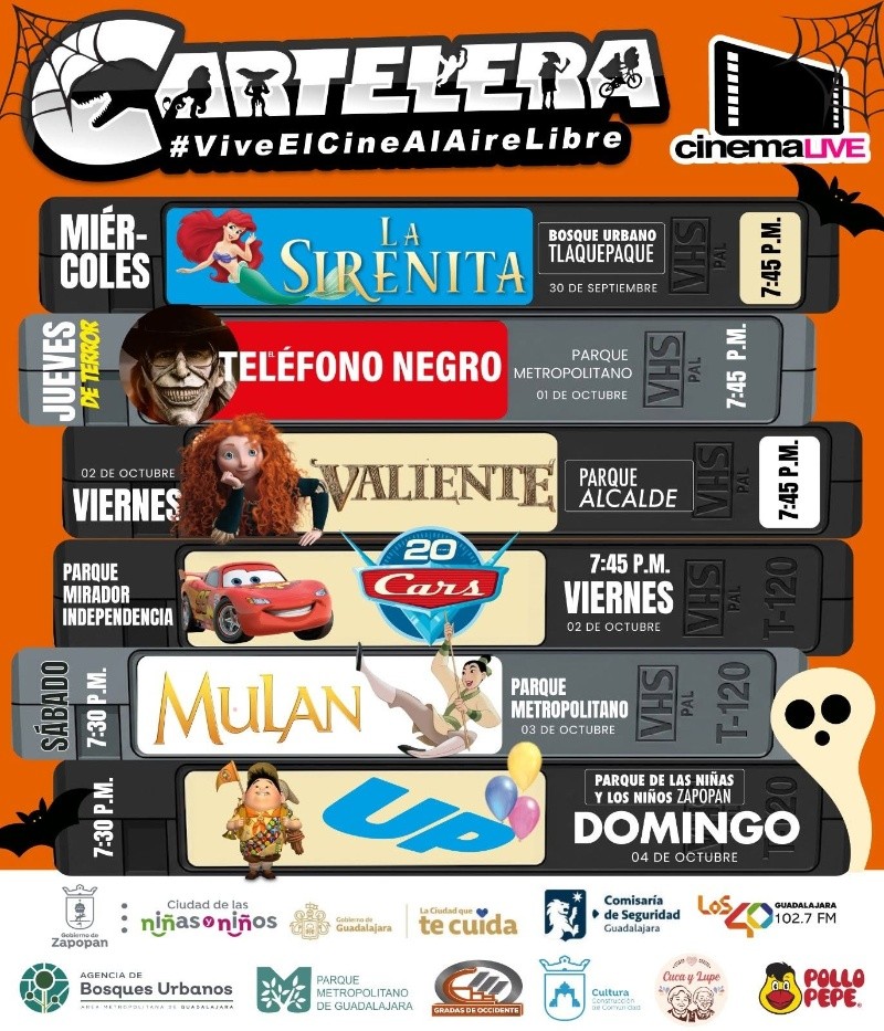ESPECIAL/ Facebook/ Cinema Live Guadalajara.
