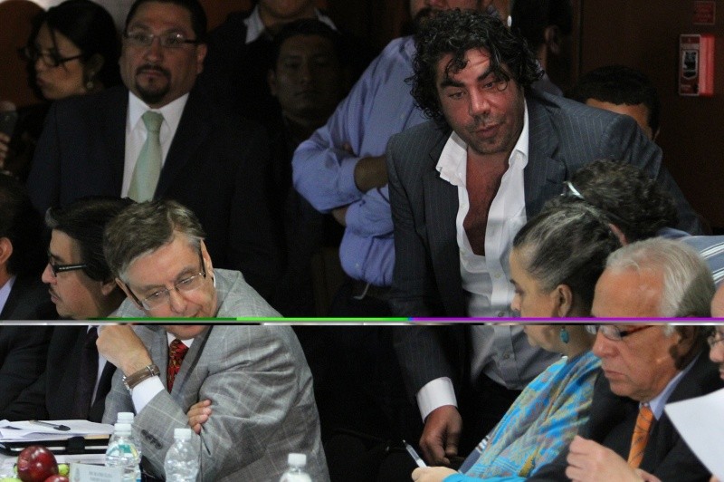 El empresario dejó atrás su característico iris color café para lucir unos ojos de un tono azul brillante. NOTIMEX/ ARCHIVO&nbsp;