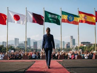 La Presidenta Sheinbaum defendió la iniciativa constitucional para garantizar la soberanía nacional frente a posibles conflictos de interés extranjero. ESPECIAL / Gemini