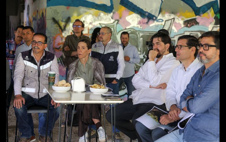 El recorrido se llevó a cabo esta mañana en la obra que lleva un avance de alrededor del 25 por ciento. EL INFORMADOR/A. Navarro