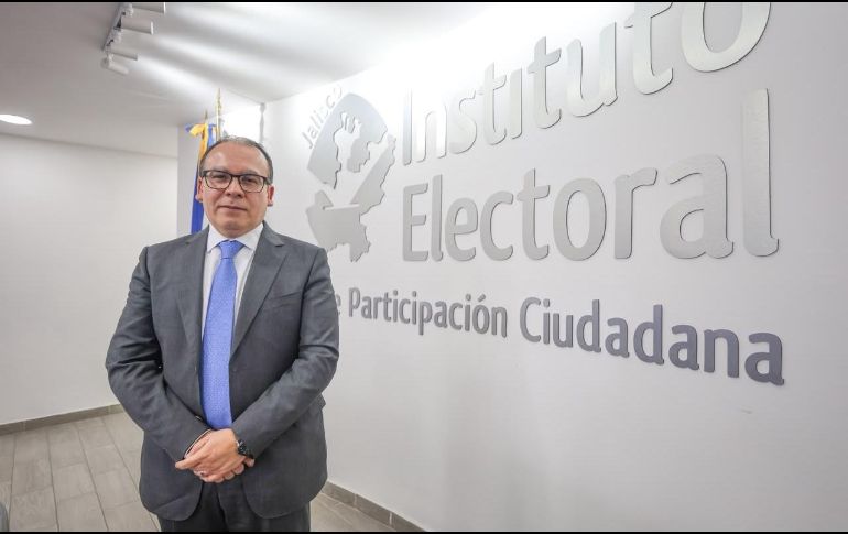  Ernesto Santana Bracamontes asumió la presidencia del IEPC Jalisco y llamó a mantener la independencia e imparcialidad del organismo. EL INFORMADOR/ A. NAVARRO.