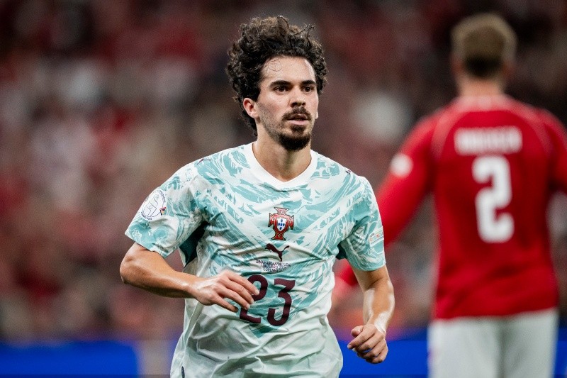 Vitinha fue uno de los anotadores para Portugal. EFE / S. ELIAS UTH