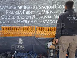 Además del aseguramiento, agentes detuvieron a un sospechoso identificado como Miguel 