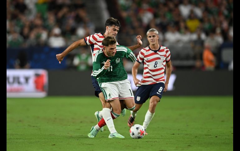 México cayó 3-0 ante Estados Unidos en una noche marcada por errores defensivos y la expulsión de Mateo Chávez. IMAGO7.
