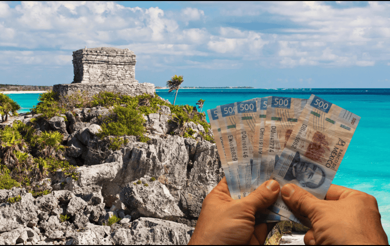 Sheinbaum aseguró que la reducción de vuelos a Tulum se debe al incremento en el precio de la turbosina y sostuvo que la disminución se ha registrado no sólo en México, sino en todo el mundo. ESPECIAL / CANVA