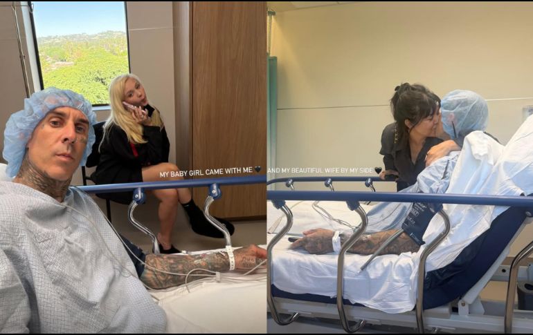 El baterista Travis Barker compartió este par de imágenes en redes sociales respecto al tema. ESPECIAL / INSTAGRAM @travisbarker